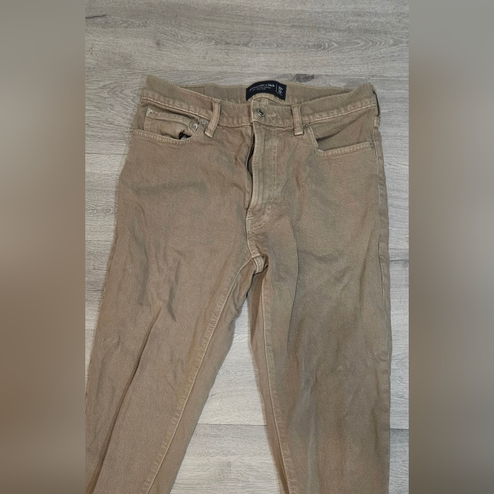 Abercrombie & Fitch Tan Men Pants